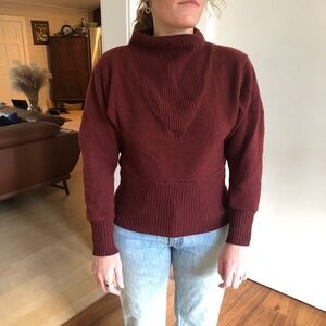 Liliana 80’s Burgundy Sweater